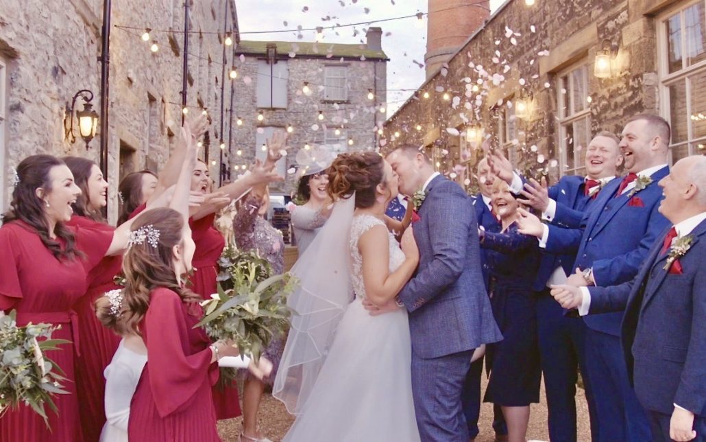 Holmes mill Clitheroe wedding videographer