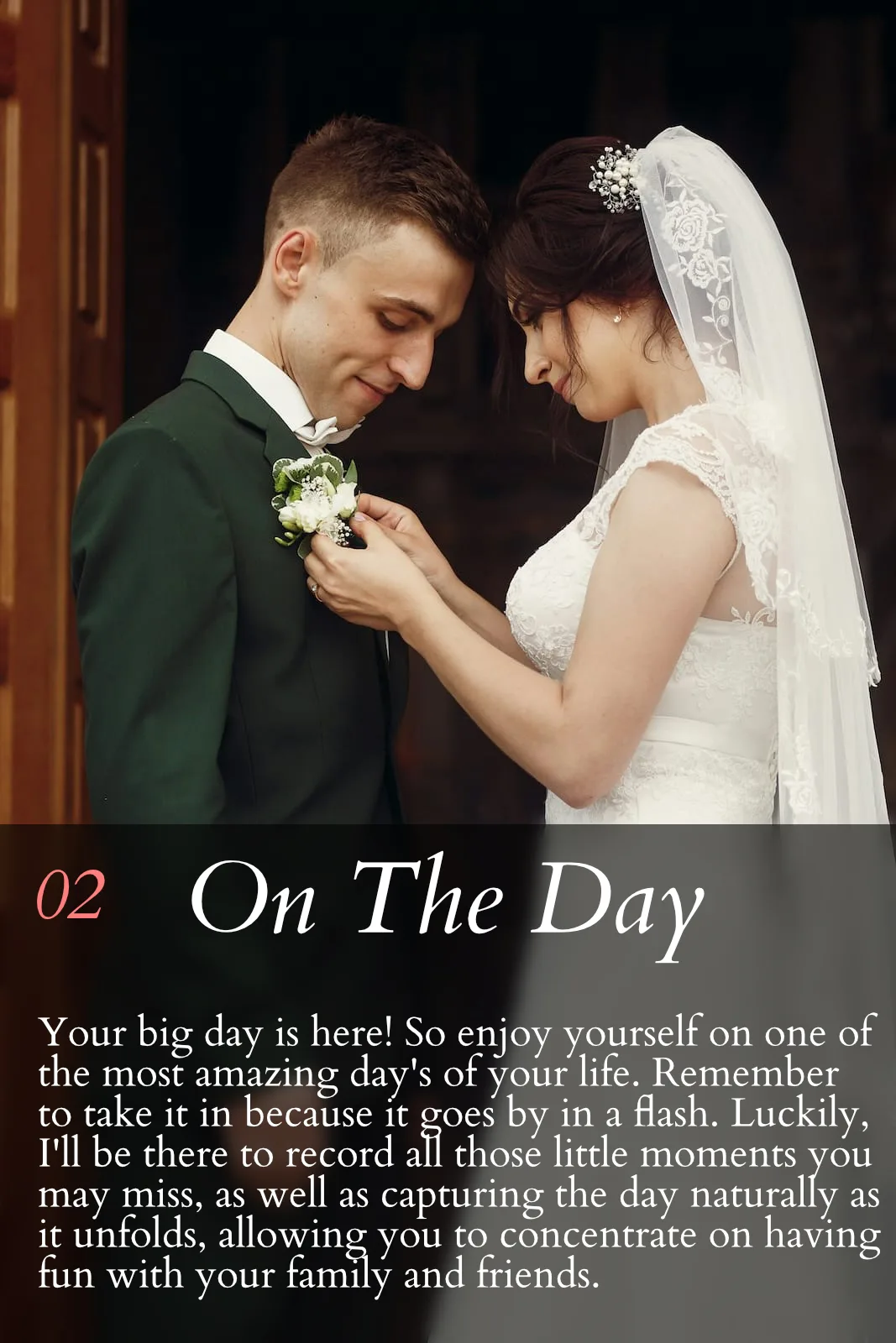 how does a wedding videographer work